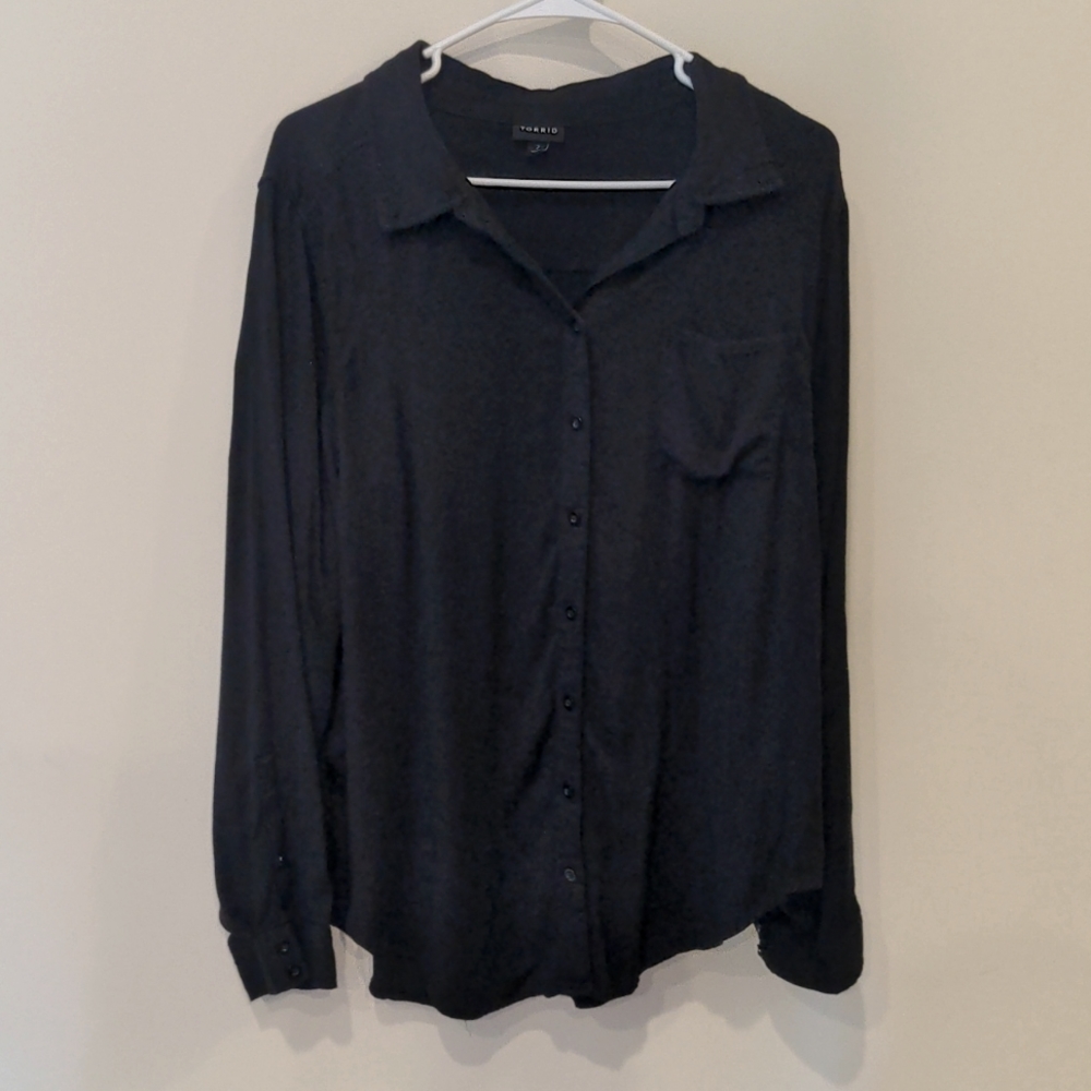 Torrid Button Top